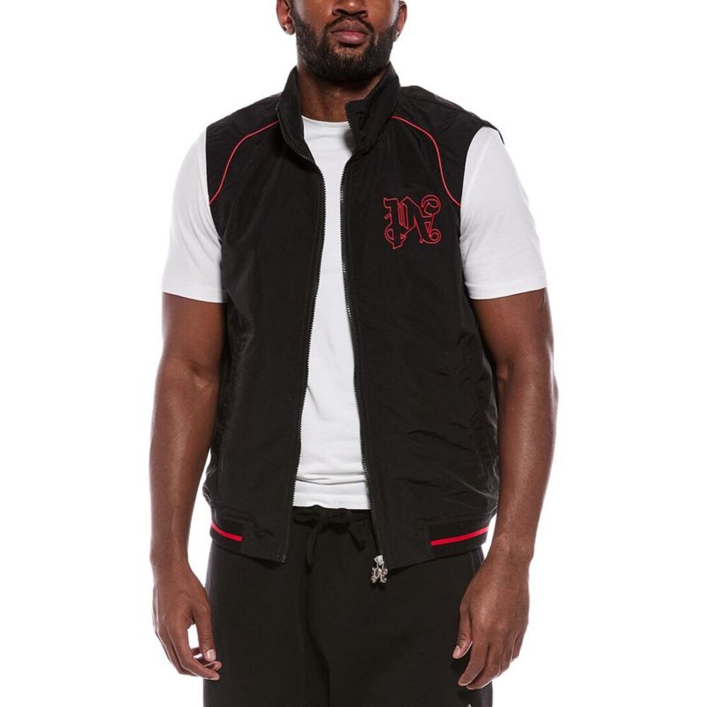 Palm Angels Mens  Vest, Black